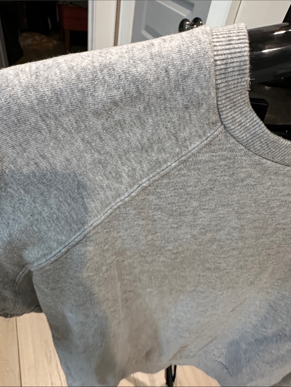O'Neill Surf Heather Gray Crewneck Sweatshirt with Script Shoulder Logo - Picture 8 of 8